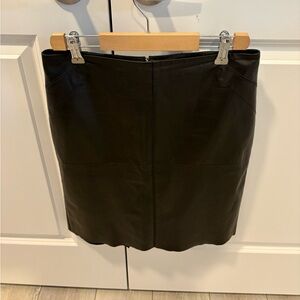 Gucci Leather Skirt Authentic Y2K Vintage size small (IT sz 40)